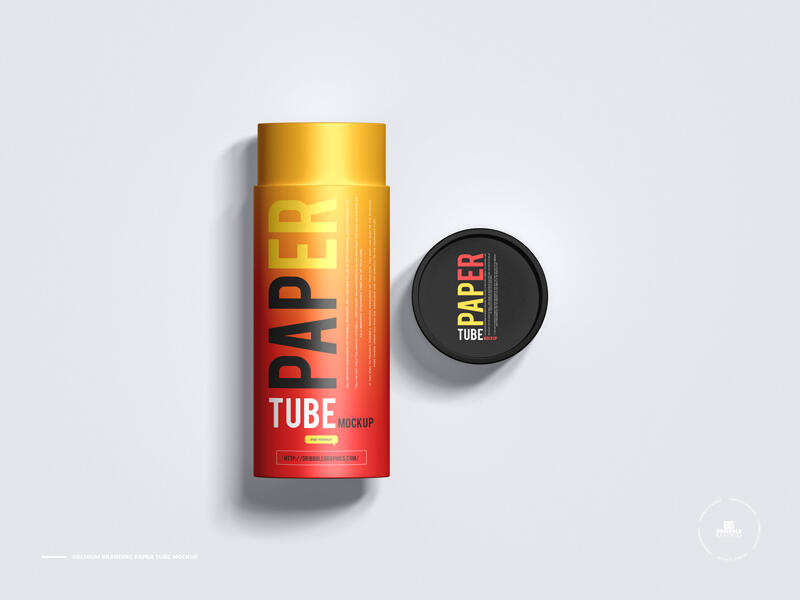 Free Premium Branding Paper Tube Mockup FreeMockup Net