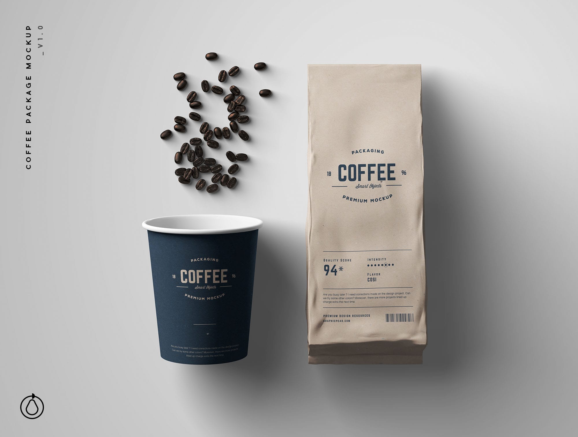 Download 8.676+ Mockup Free Coffee - bemockup