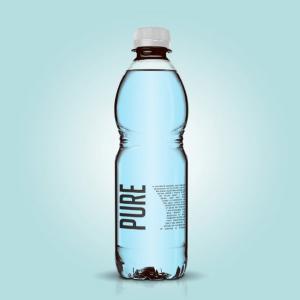 Clear Plastic Bottle - Free Mockup - FreeMockup.net