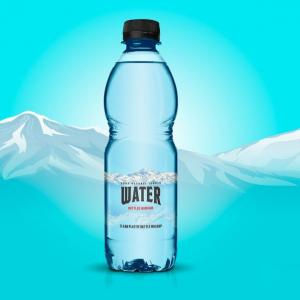 Clear Plastic Bottle - Free Mockup - FreeMockup.net