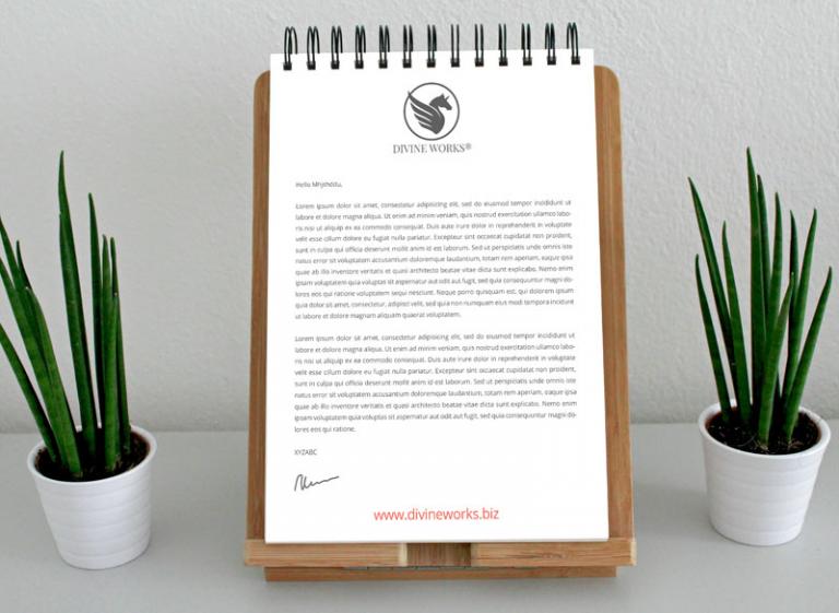 Download Letterhead (Notepad) Free Mockup - FreeMockup