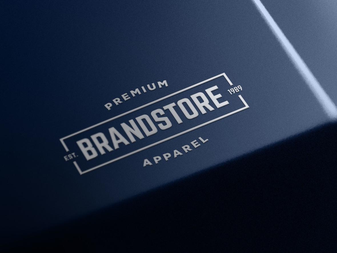 Download Free Metal Brand Logo Mockup - FreeMockup.net