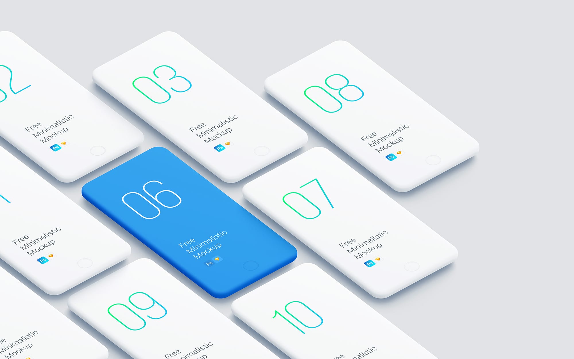 Download Free Minimal Phone Screen App Mockup for Presentations ...