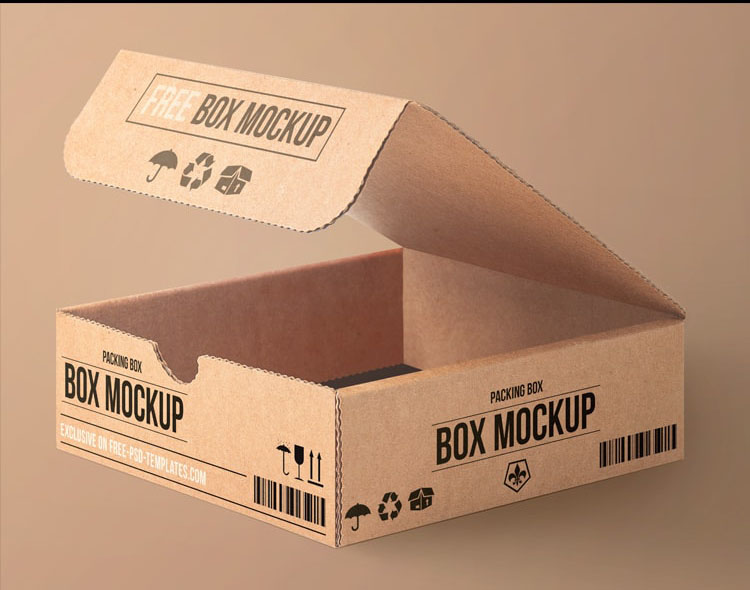 Download Free Carton Packing Box Mockup - FreeMockup.net
