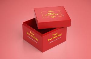 Gift Box – 3 Freebie PSD Mockups