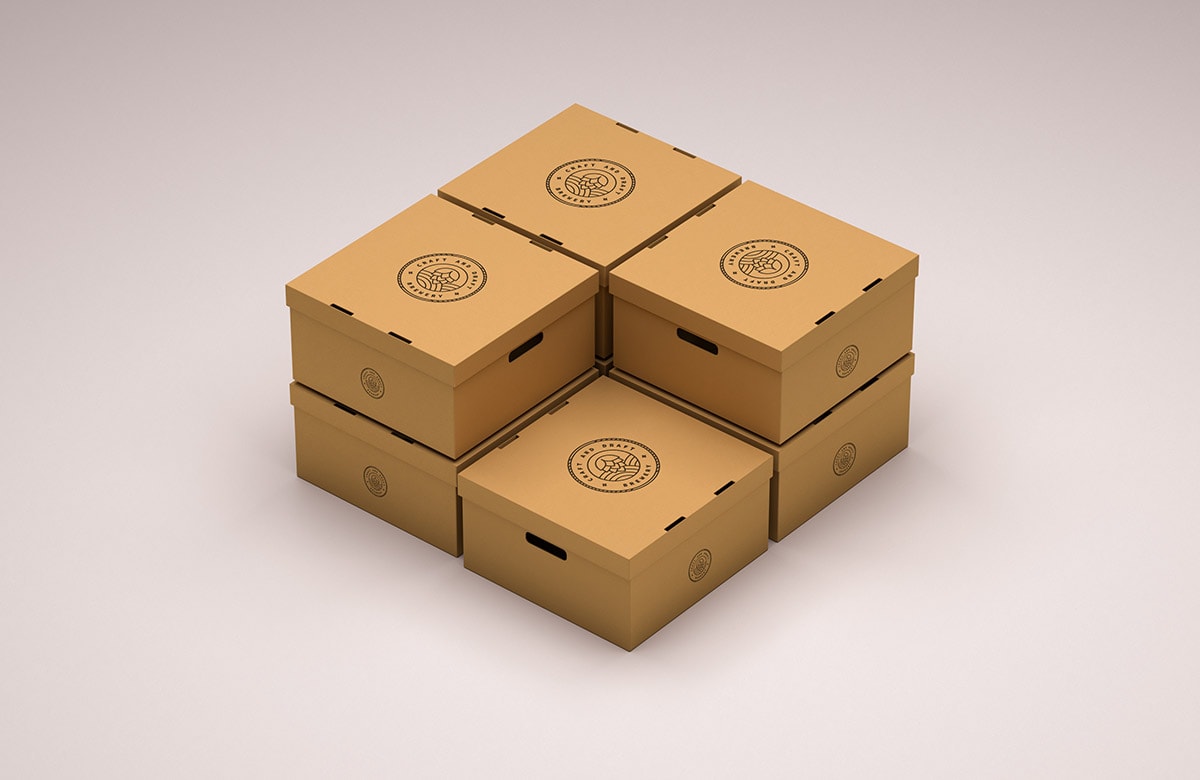 Download Box Package Branding Free Mockup - FreeMockup