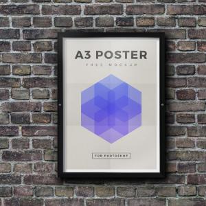 Outdoor Framed Poster – Free Mockup – FreeMockup