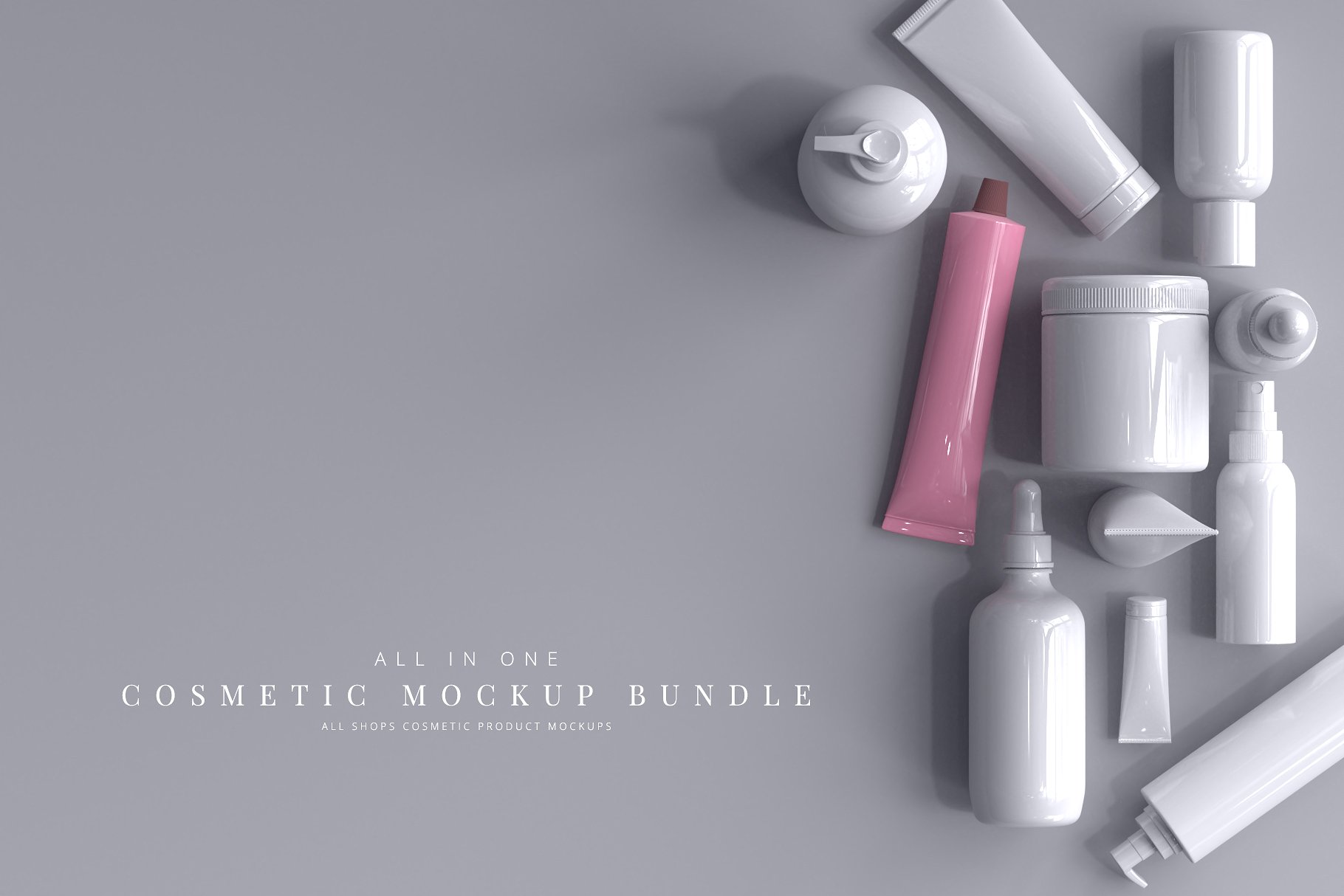 Cosmetic Product Mockup Bundle