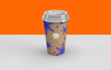 Craft Paper Cup Free Mockup - FreeMockup.net