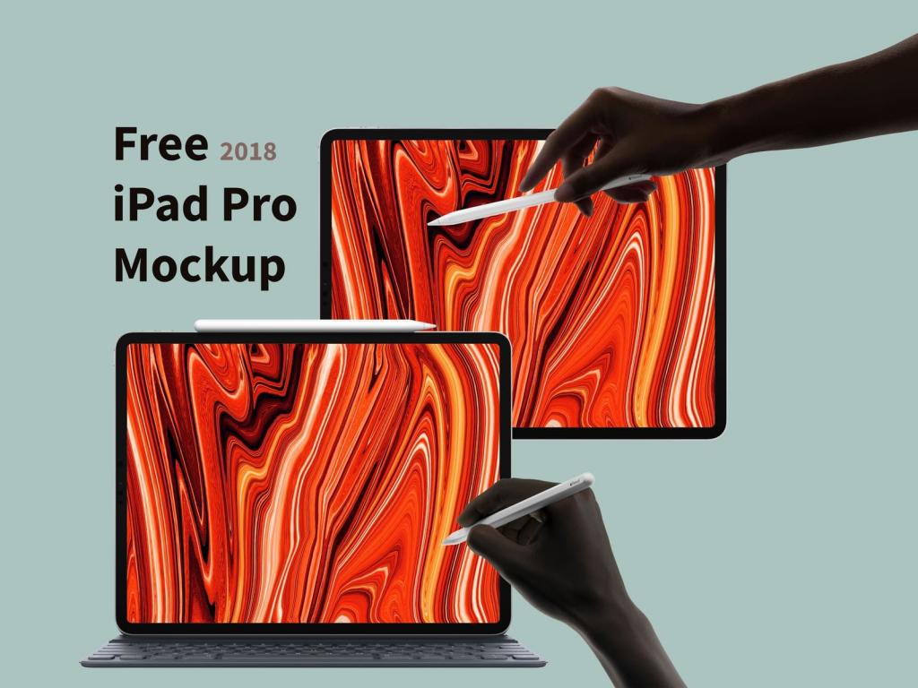 Download 20+ Free New iPad Pro Mockups - FreeMockup