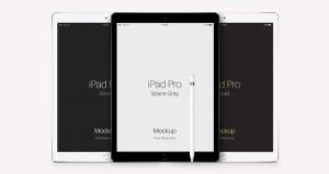 iPad Pro Vector Free Mockup