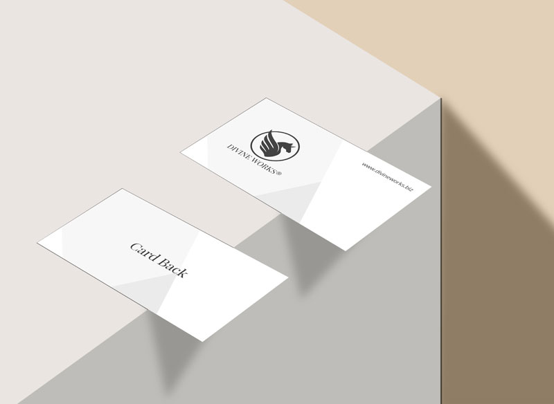 Business Card On Table Free Mockup