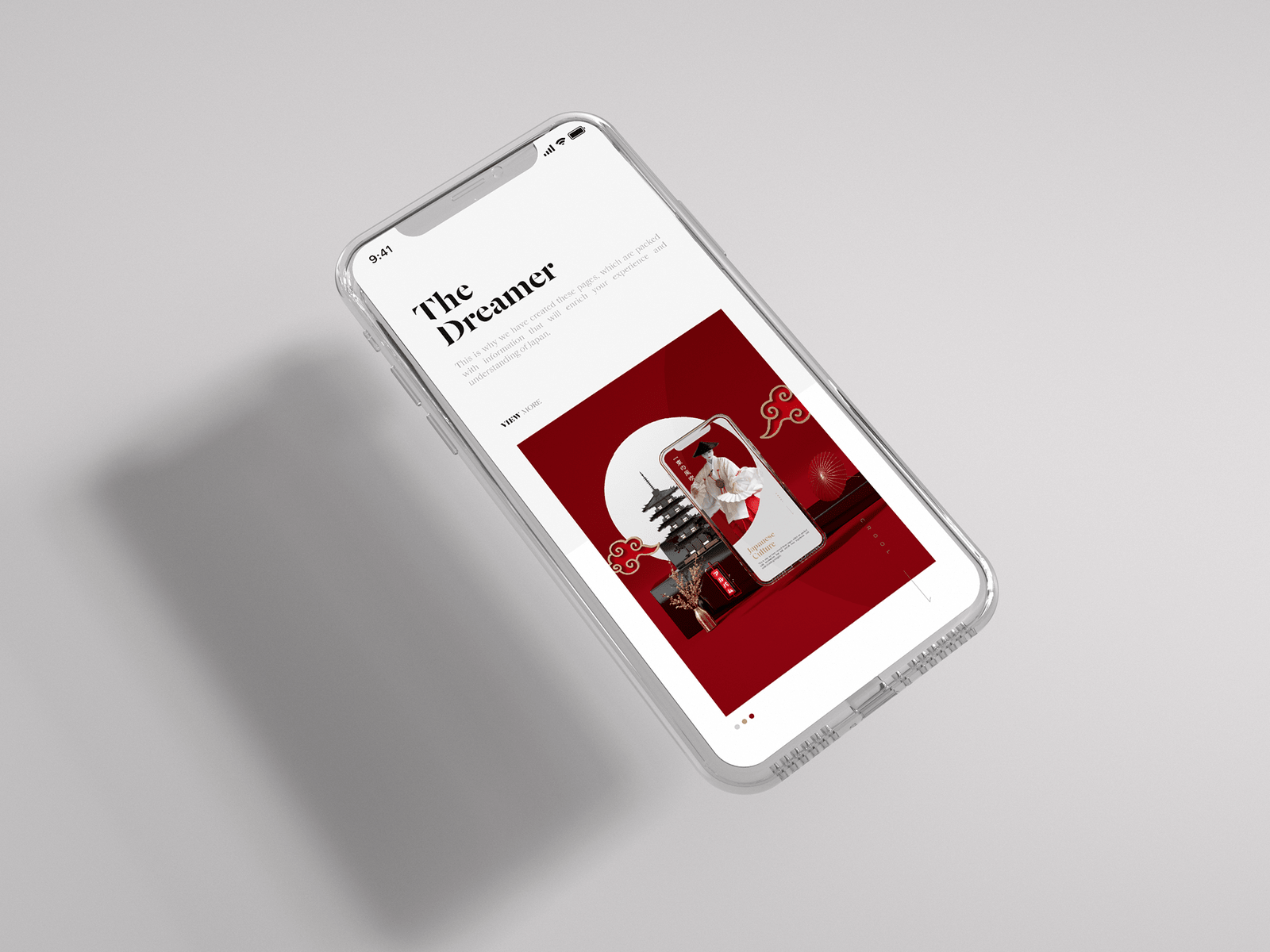 Clean IPhone X Mock-up