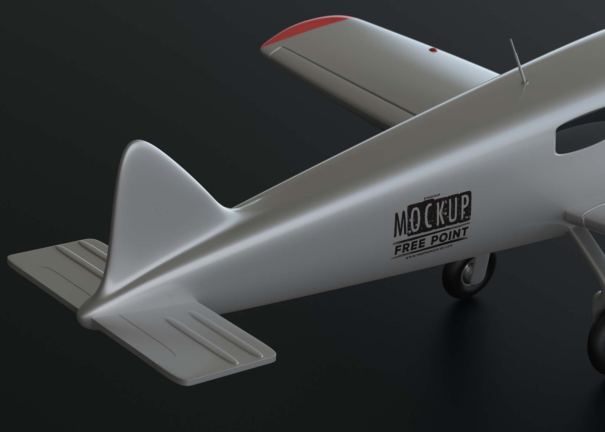 Free Custom Plane Design Mock-up