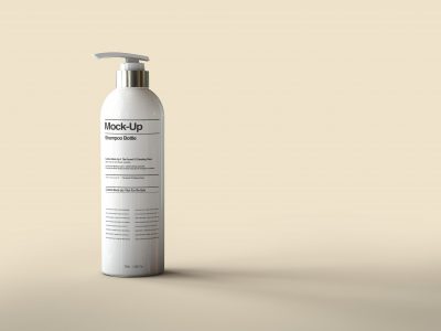 Realistic Pump Bottle Free Mockup | Freemockup.net