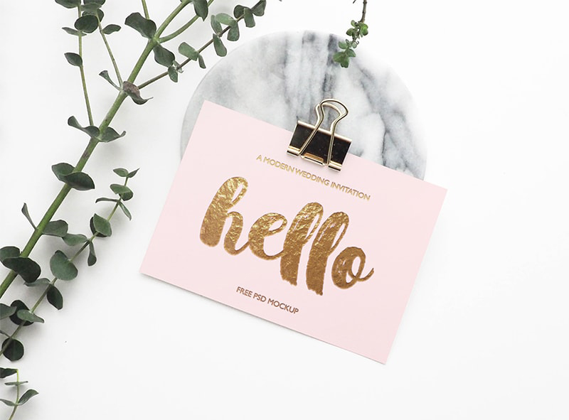 Free Greeting Card Mockups