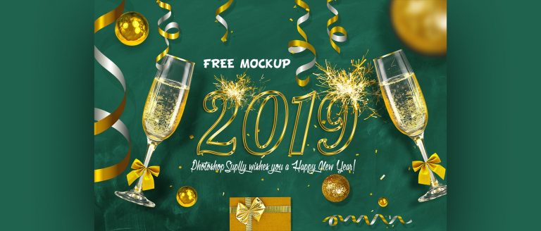Download New Year Eve Free Scene Mockup - FreeMockup.net