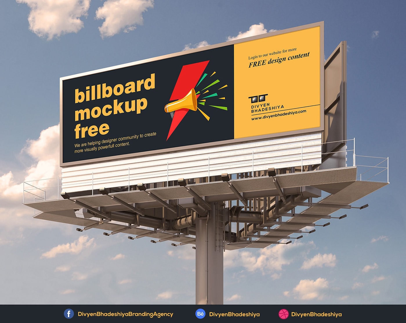 Free Billboard Mock-up