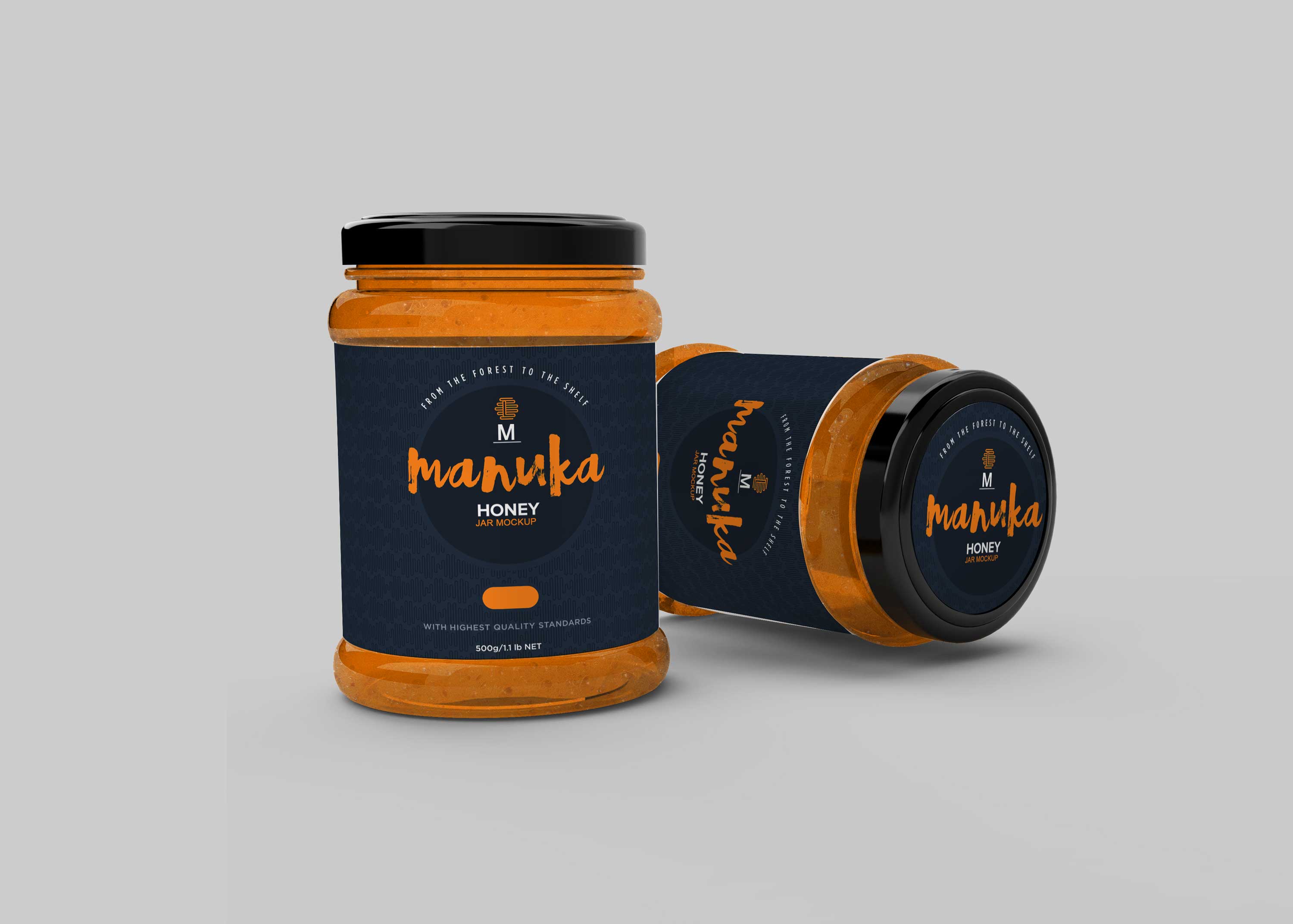 Jar Container Mockup