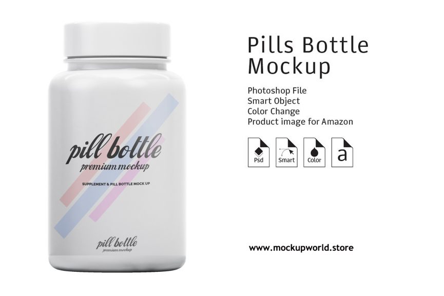 Download Free Pharmaceutical Pills Bottle Mockup - FreeMockup.net