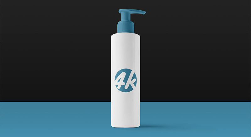 Free Cosmetic Bottle Dispenser Mockup