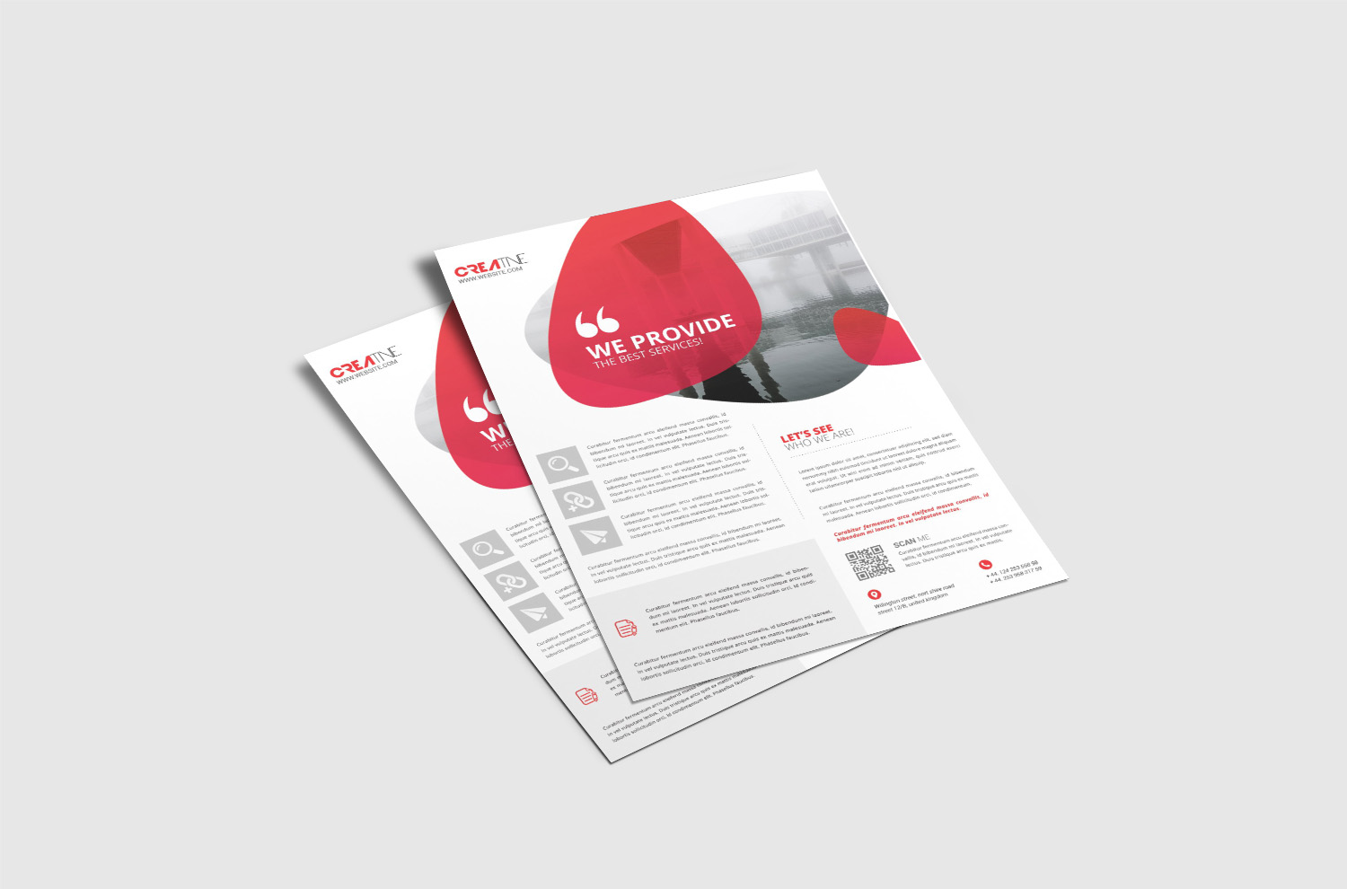 Free Flyers Leaflet Mockup