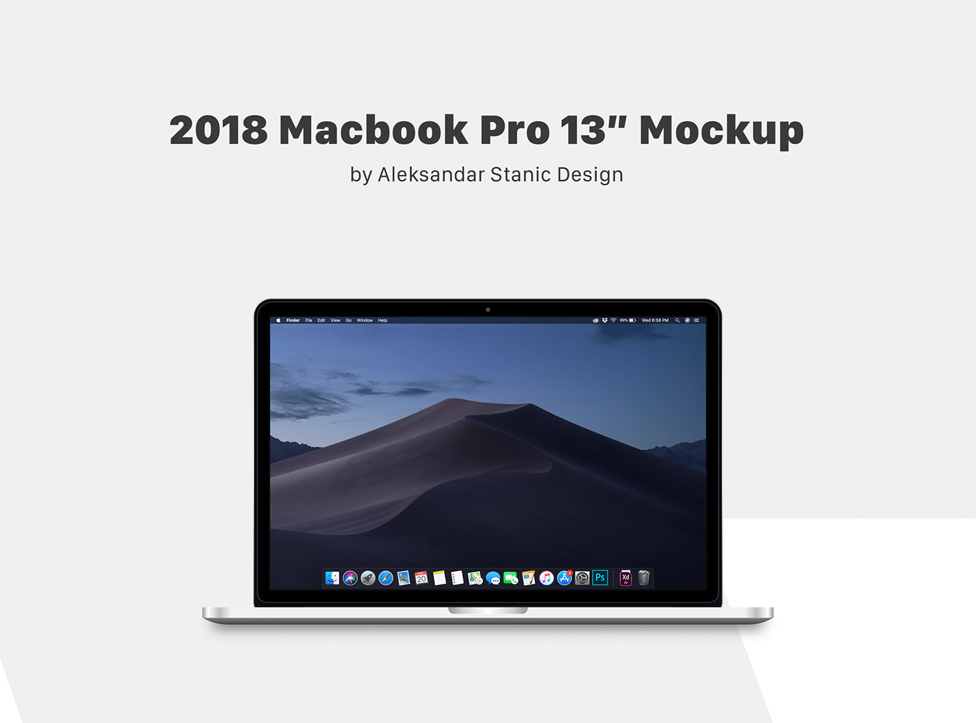 Download Free MacBook Pro 13 Mockup - FreeMockup.net