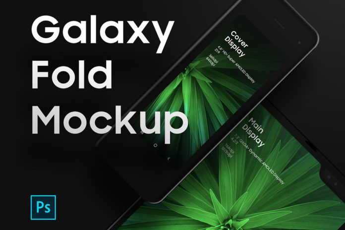 Free Galaxy Fold Mockup