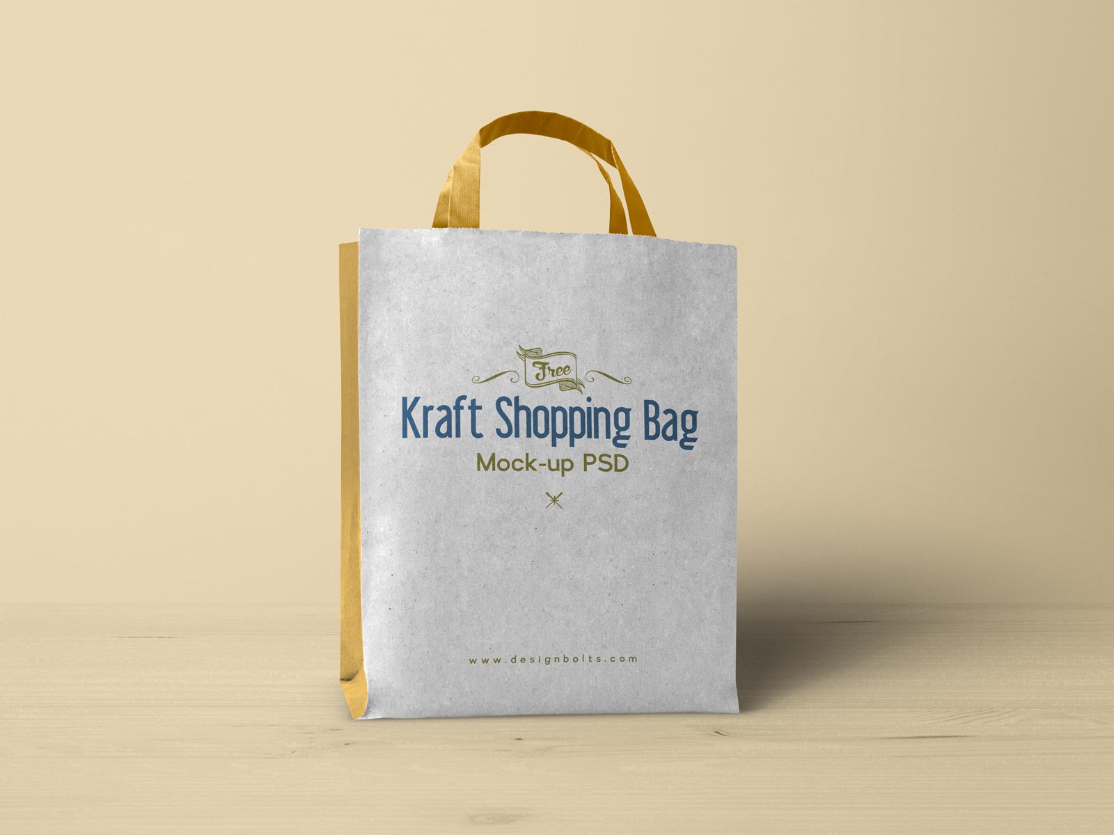 Download Free Kraft Paper Shopping Bag Mockup - FreeMockup