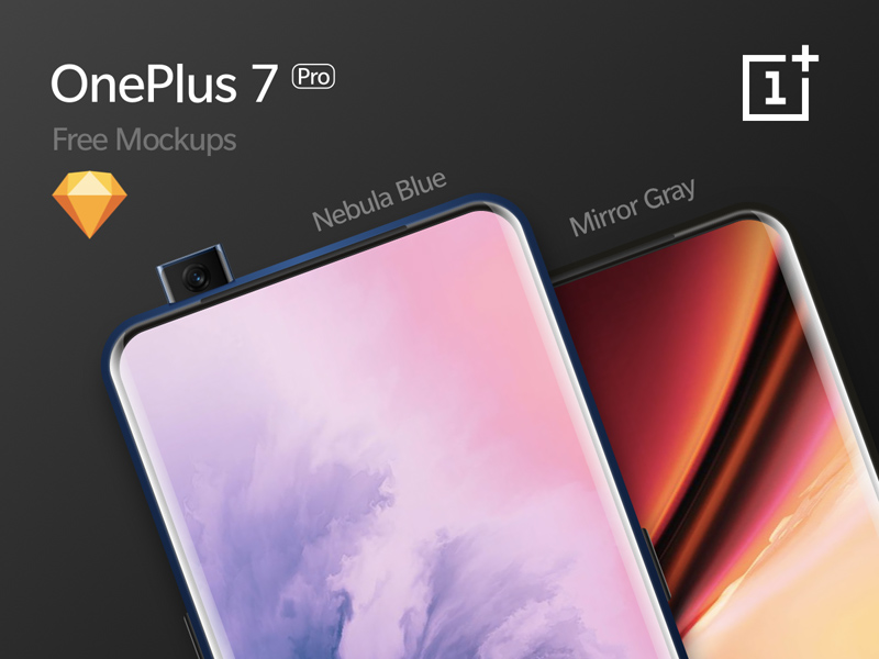 OnePlus 7 Pro Free PSD Mockups
