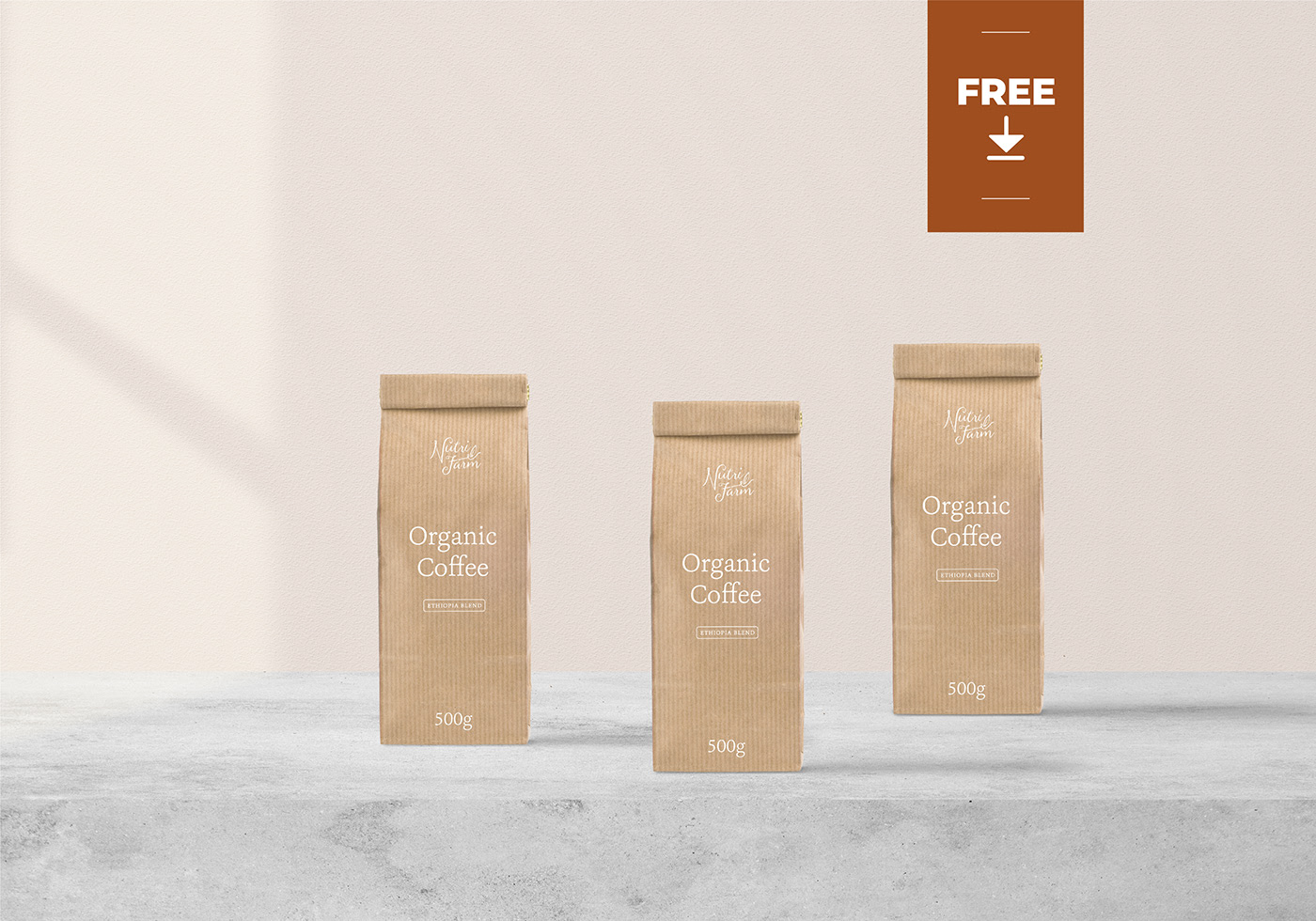 Realistic Packaging Free PSD Mockup