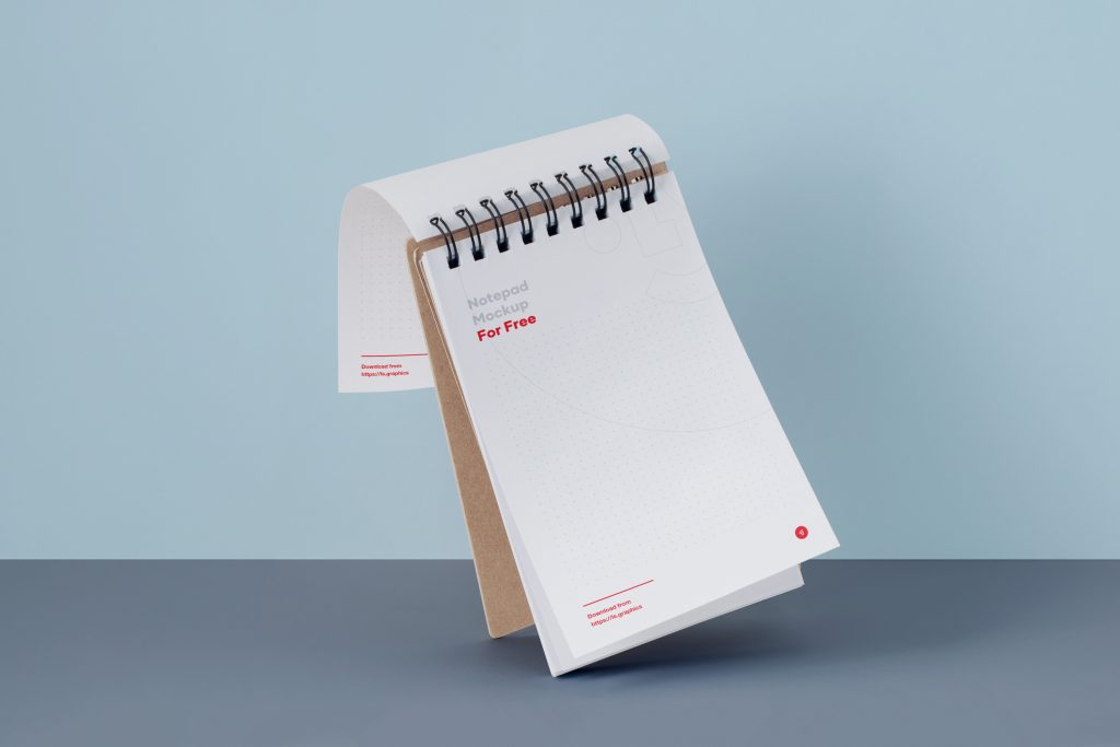 Download Notepad Free PSD Mockup - FreeMockup.net