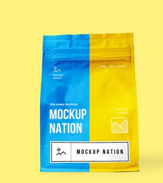 Download Zipper Bag Free PSD Mock-ups - FreeMockup