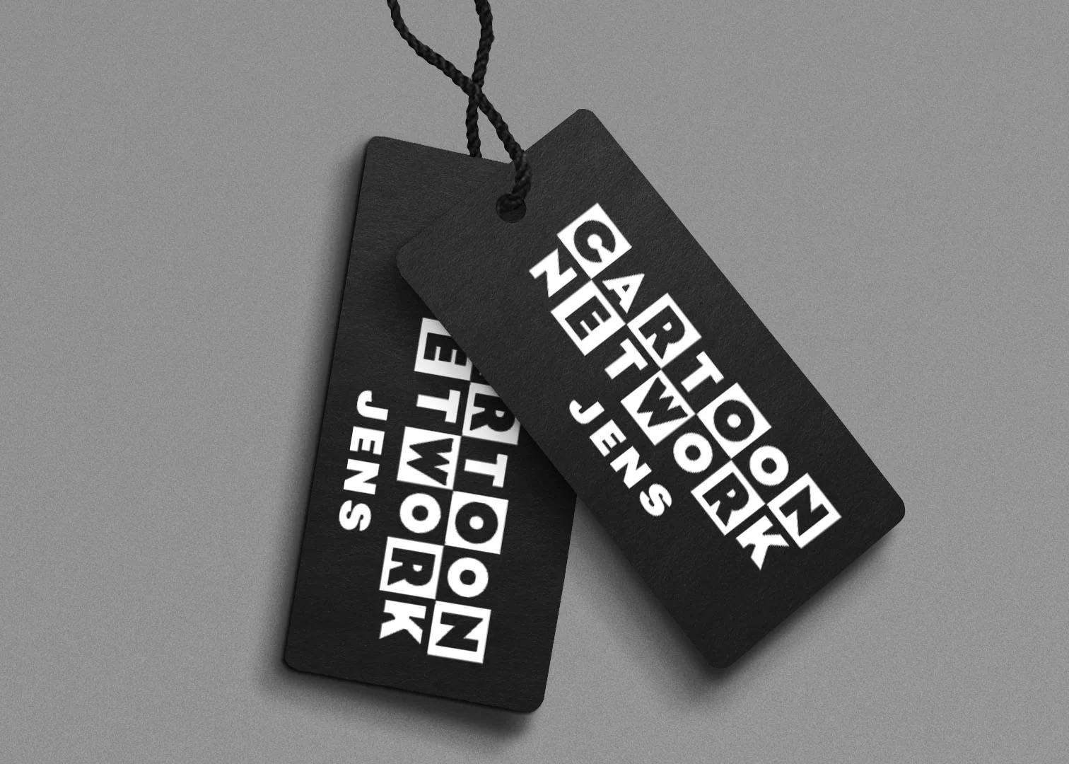 Jeans Clothing Tag Free Mockup