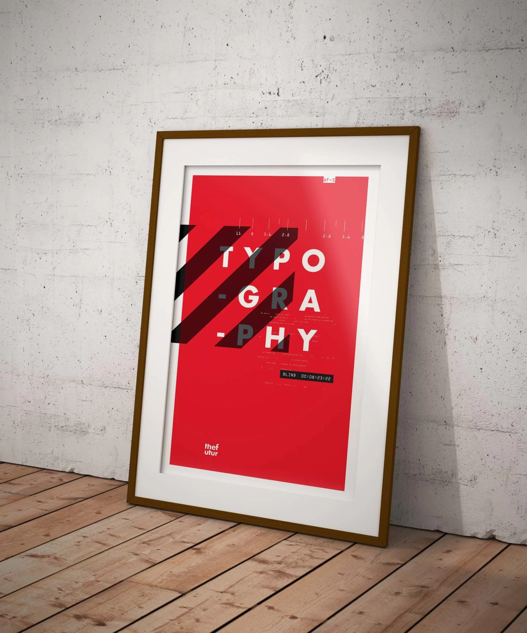 Modern Event Poster Free Mockup