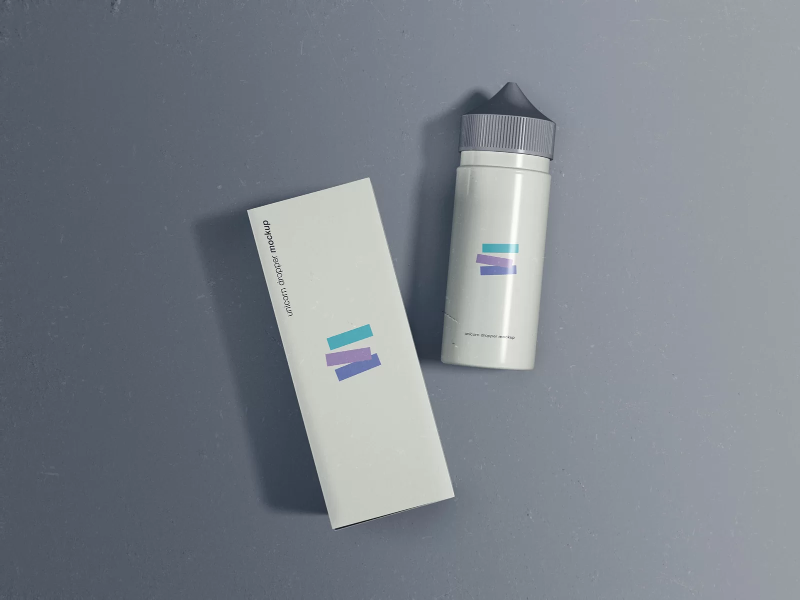 Unicorn Dropper Free PSD Mockup
