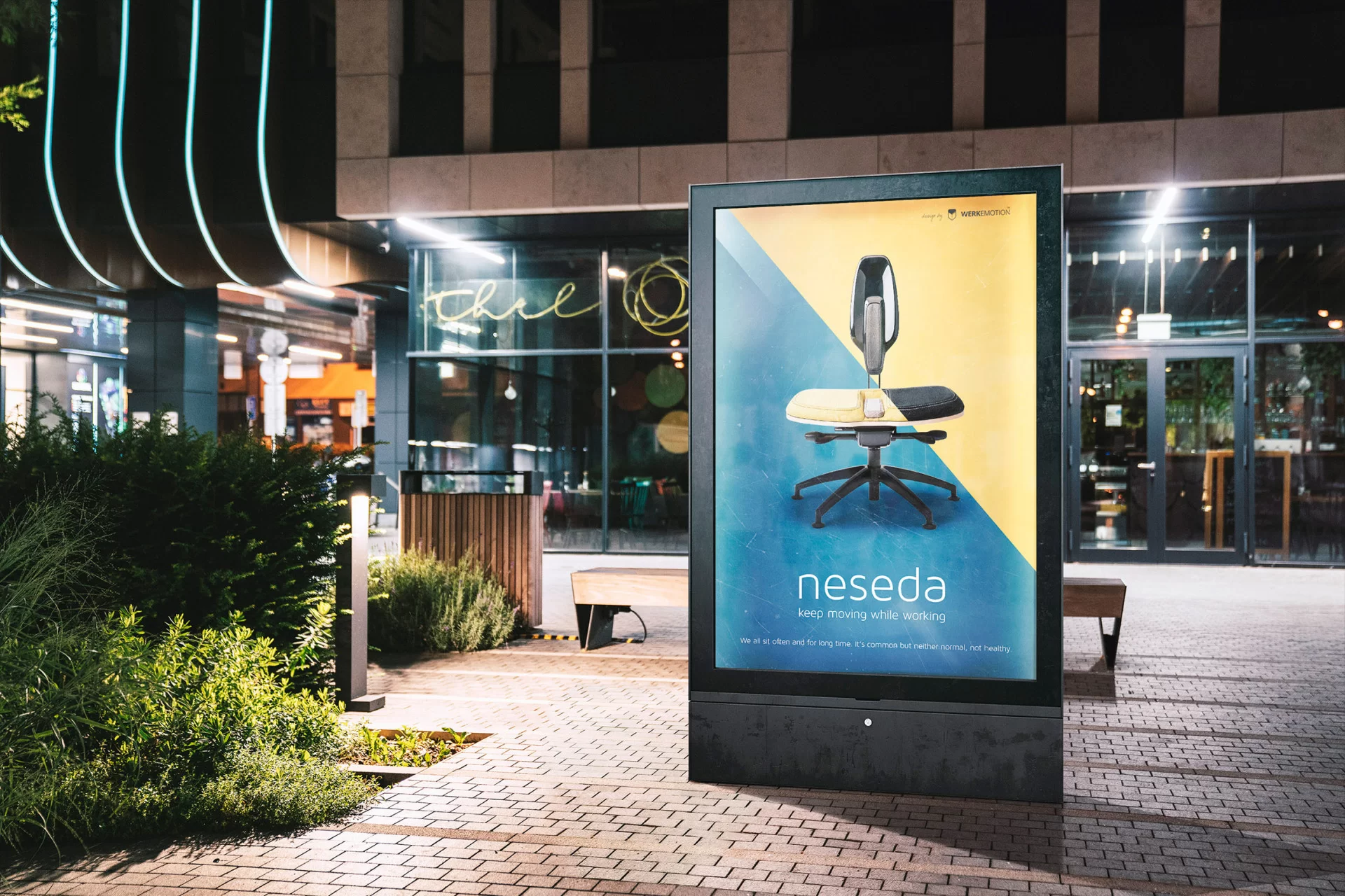 Billboard ad Free PSD Mockup Template