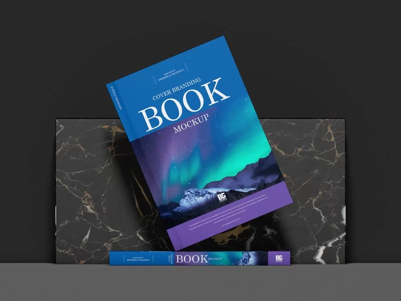 Cover Branding Book Mockup Free PSD Template
