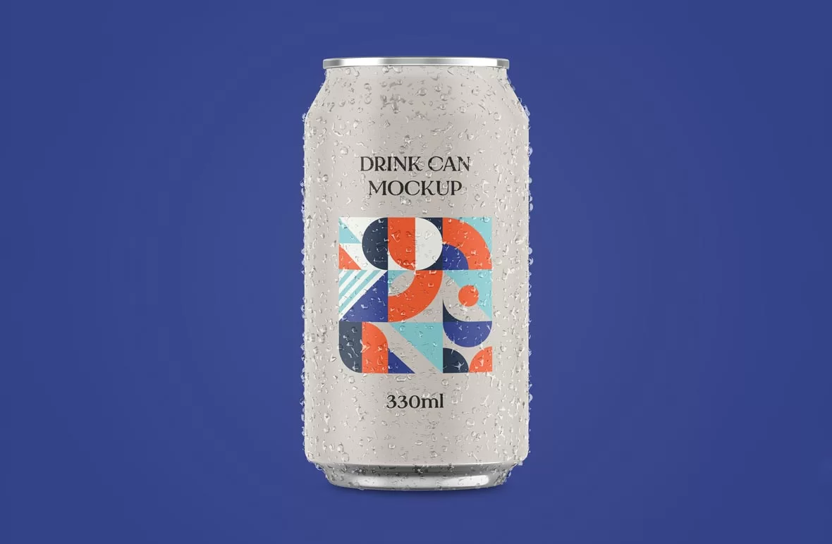 Free Aluminium Can Mockup