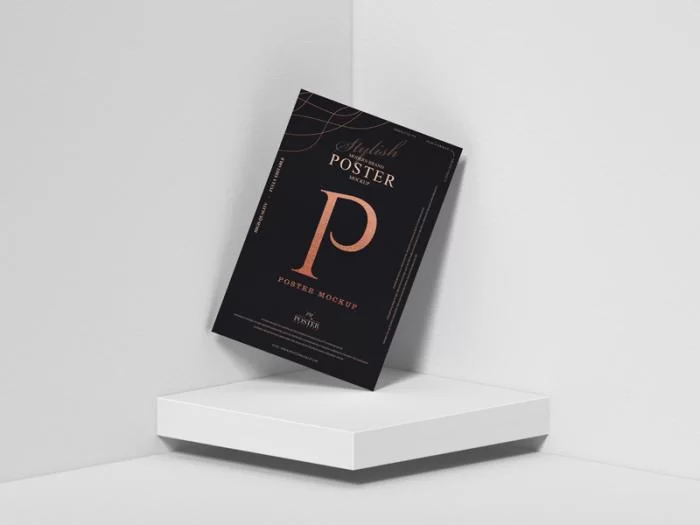 Modern Stylish Poster Free Mockup Template