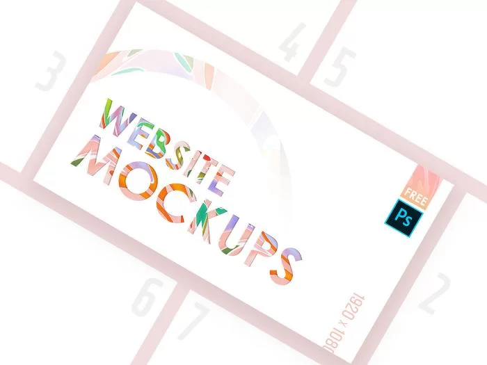 Website Mockup Pack Free PSD Template
