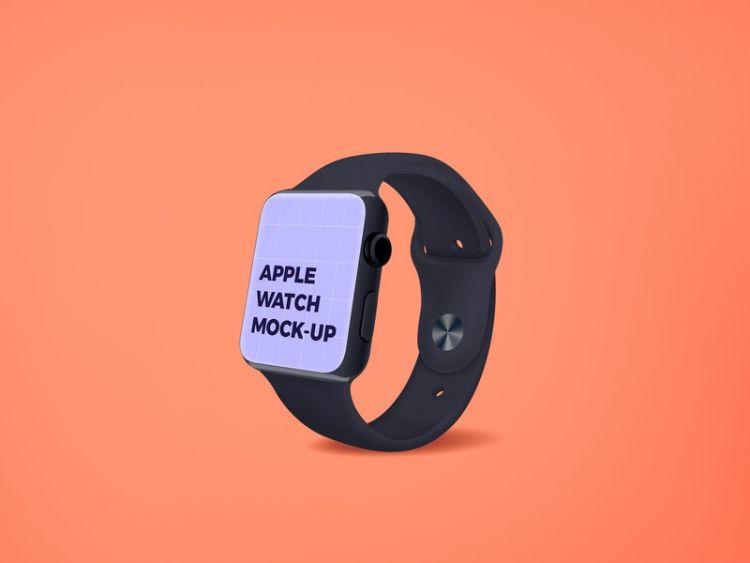 Apple Watch Screen Free (PSD) Mockup
