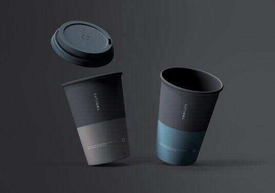 Disposable Coffee Cup Free Mockup