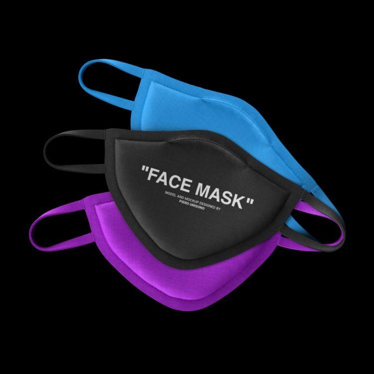 Face Mask Free Realistic Mockup (PSD)