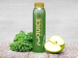 Juice Bottle Free (PSD) Mockup