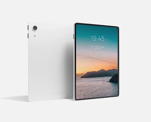 Sleek Tablet Free PSD Mockup
