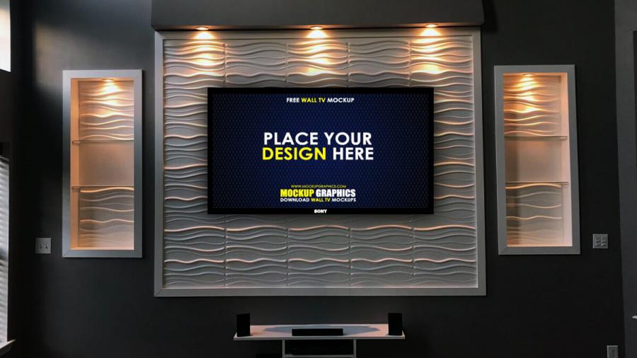 Download Smart Led Tv Free Psd Mockup Freemockup