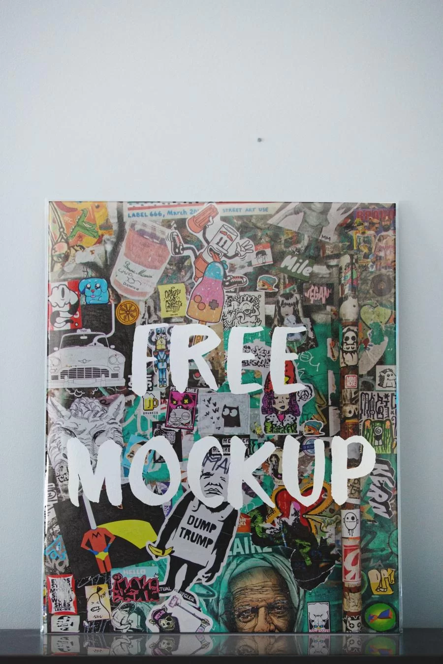Vertical Poster Free PSD Mockup