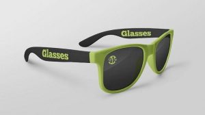 Free Glasses Mockup (PSD)