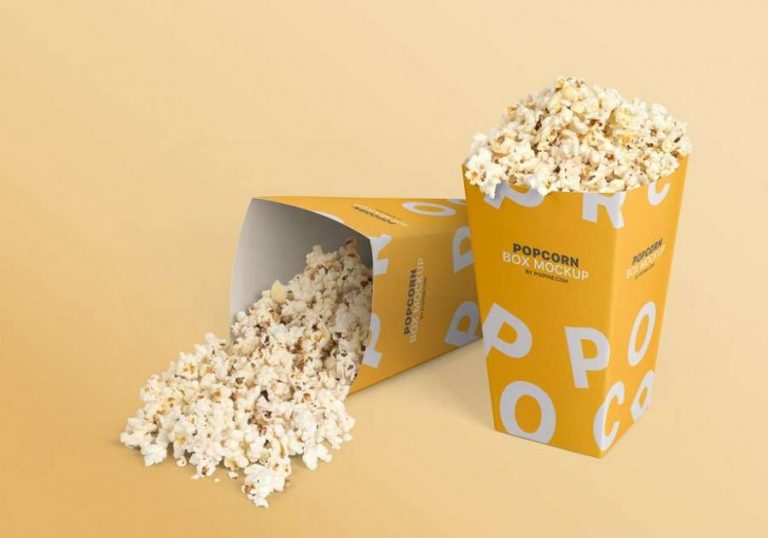 Download Popcorn Box Free (PSD) Mockup - FreeMockup.net